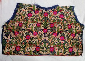 Embroidered (thread work) unstitched blouse sleeve