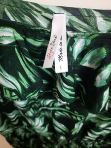 Black &amp; Green Jumpsuit