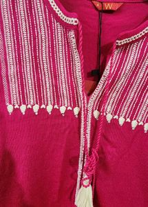 W Magical Magenta Winter Kurta