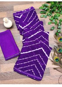 Elegant Purple Saree