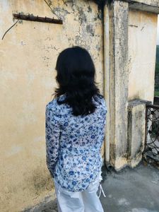 ZARA Floral Print TOP/SHIRT/KURTI