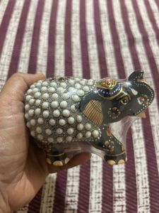 Wooden Handcrafted Elephant Decor Piece