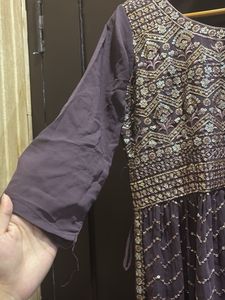Elegant Purple Naira Cut Suit