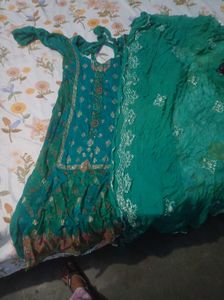 Teal Indian Salwar Kameez Suit