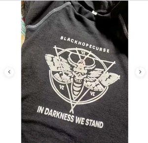 Black Graphic crop fitted T-Shirt