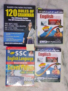 ENGLISH BOOKS FOR COMPITIVE EXMS
