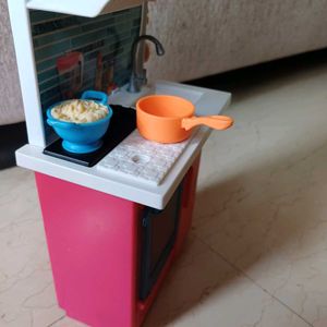 Original Barbie Kitchen Set (Bought In DUBAI)