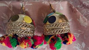 Pompom Earrings