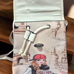 Trendy Paris-Themed Fashion Backpack for Girls