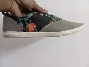 Jack &amp; Jones Floral Canvas Sneakers