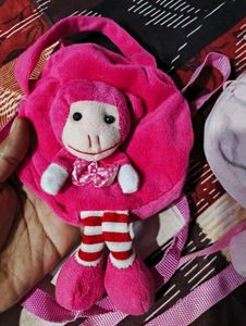 Cute Kids Plush Bags ( combo of two)