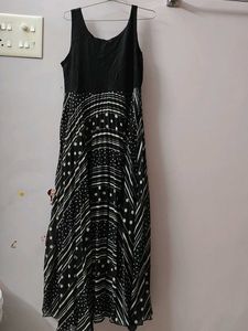 Black & White Dress- Used Thrice