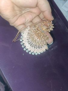 Gold-tone Peacock Pendant Necklace