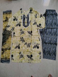 Floral Kurta Set New Size M To XxL Reasonable Pric