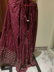 Maroon Skirt