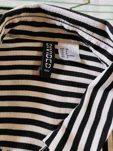 Striped Button-Down Top