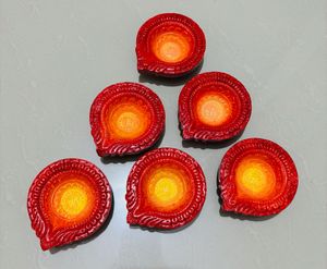 Ombre Diya 6pcs