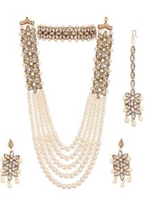 Elegant Pearl Jewelry Set