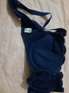 Navy Blue Push-up Bra