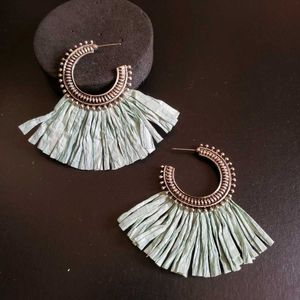 Tassel Hoop Earrings