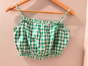 ONLY green crop top