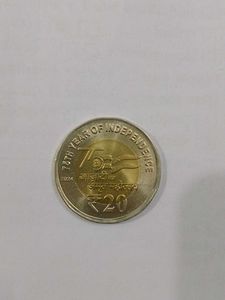 Twenty Rupees 75TH YEAR OF INDIPENDENCE coin