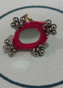 Handmade Mirror and Ghungroo Ring