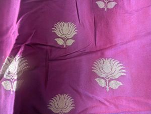 Elegant Majenta colored festive kurti with Lotus m