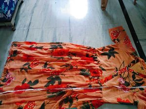 Flowery Pattern Dress