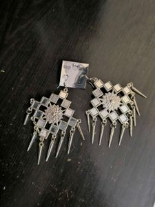 Silver Statement Earrings