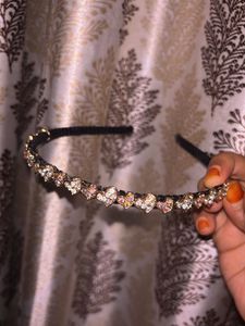Heart Rhinestone Headband