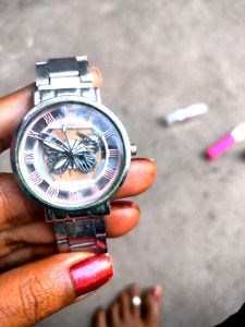 3lipstik With Watch Combo