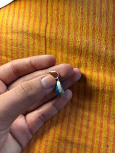 Firoza Stone (money Magnet) With 6g Silver