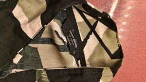 Geometric Print Button-Down Shirt