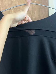 Black short dress