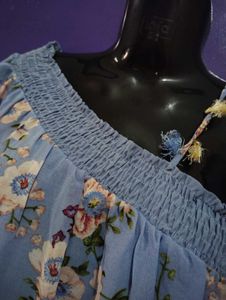 Floral One-Shoulder Top