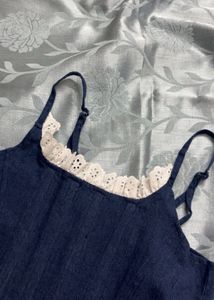 Corset Denim Lace Top