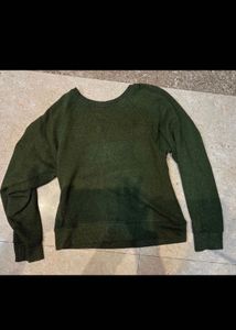 Olive Green Pullover Sweater