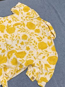 Beigh yellow Vintage Style Dress
