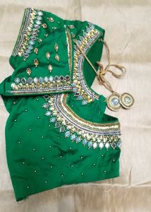 Heavy Aari Work Blouse  💚