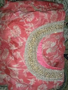 Elegant Pink Floral Anarkali