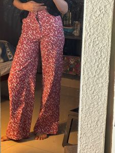 H&amp;M Beautiful Floral Jeans