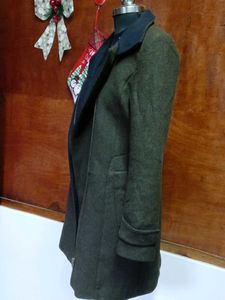 olive woolen Coat( made in Vietnam)