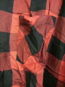 *NEW* Red &amp; Black Plaid Women Shirt