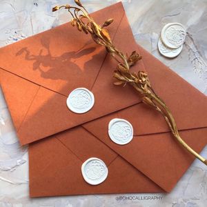 Custom Calligraphy Note with Envelope