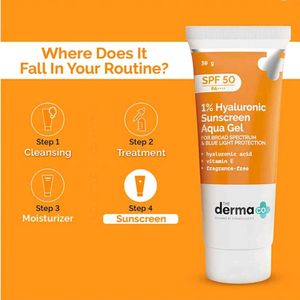 THE DERMA CO 1% HYALURONIC SUNSCREEN AQUA GEL