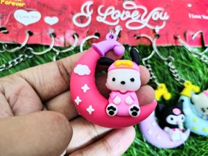 Set Of 12 Sanrio Character Keychains