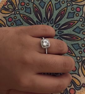 Sparkling Silver Ring