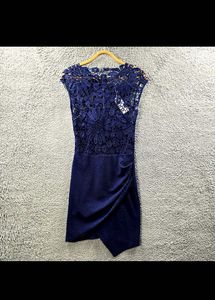 Navy Lace Party Dress