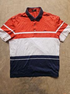 OAKS Striped Polo Shirt